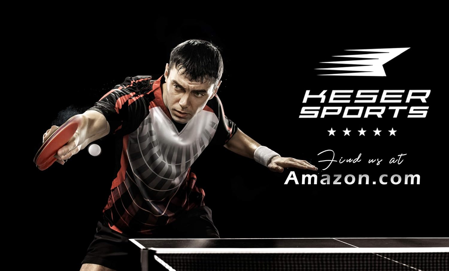 Keser Sports 5-Star Ping Pong Paddle Set – 4 Player Racket Set Bundle with 8 Professional ABS Balls and Portable Storage Bag Included. Advanced Spin, Speed and Control for Indoor/Outdoor Table Tennis : Sports & Outdoors