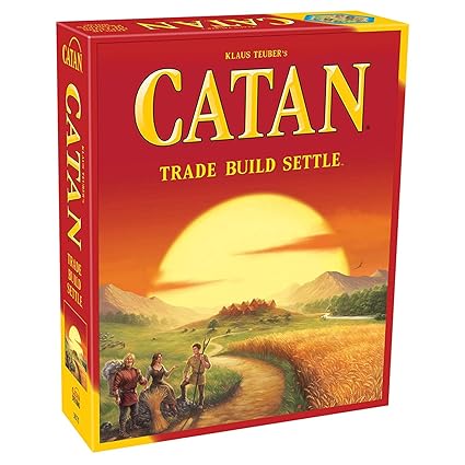 Jaynil Enterprise Catan Trade Build Settle Big Size Family Entertainment Board Game, Multicolor