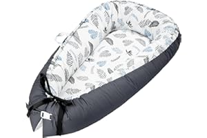 AIVERMEIL Baby Lounger-Baby Lounger for Newborn 0-24 Months, Baby Lounger Cover & Soft Baby Nest Cover Babies Essentials Gifts,Dock A Tot Portable Infant Lounger