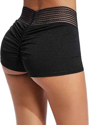 high waisted pole shorts