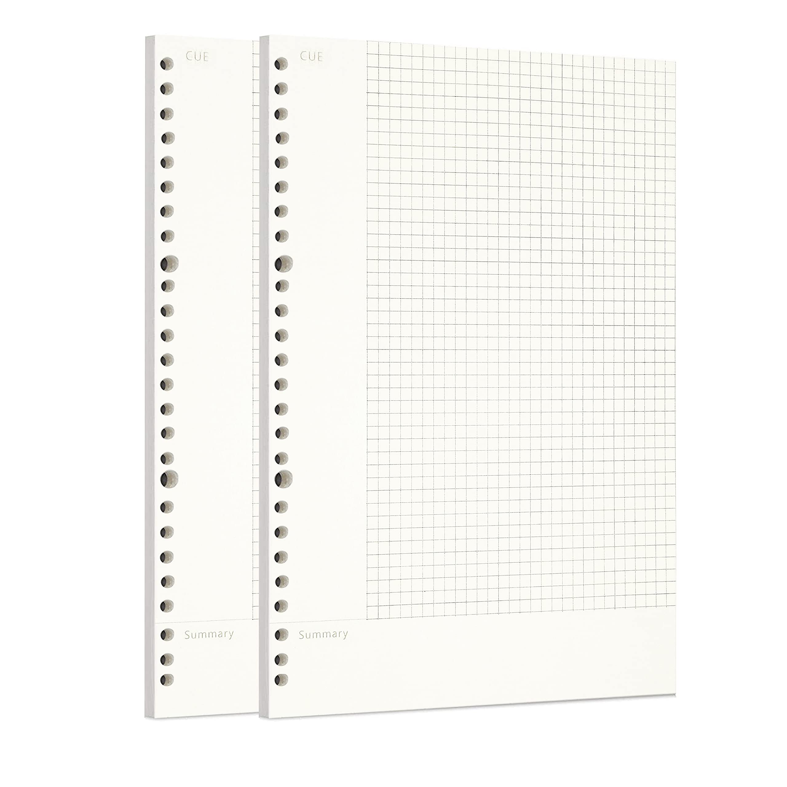 Zelten Loose Leaf Punched Paper Refills Paper for 6 Hole Binder Personal Organizer Diary Notebook Refillable Planner (Connell,B5/26 Hole)