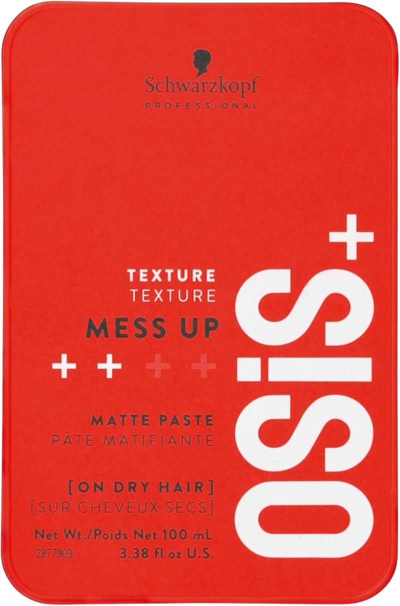 Schwarzkopf OSiS+ Mess Up Matt Texture Shaping Paste 100ml Rough Style