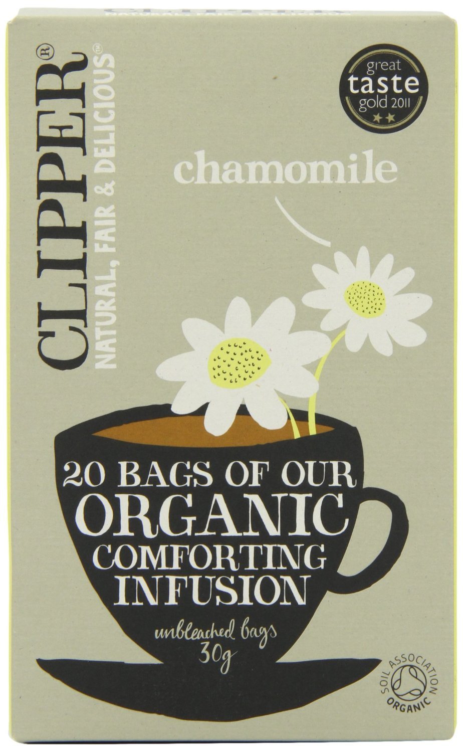(2 Pack) - Clipper - Organic Chamomile | 20 Bag | 2 PACK BUNDLE