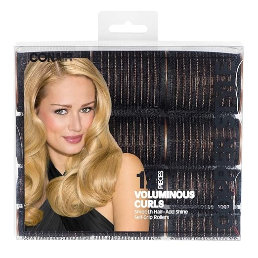 Conair CopperStyle SelfGrip Rollers 12pk Black Review