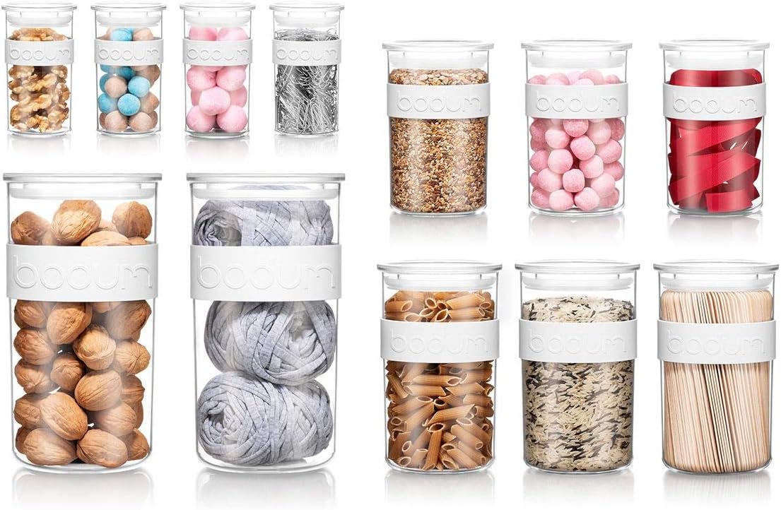 Bodum Storage Jar, Black, 4 x 0.25 l, 3 x 0.6 l, 3 x 1 l, 2 x 2 l, 4 x 0.25 l, 3 x 0.6 l, 3 x 1.0 l, 2 x 2.0 l - Image 3
