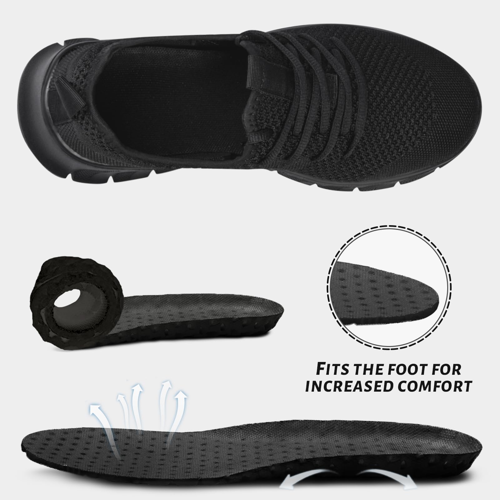GDEKLO Womens Shoes Running Sneakers Tennis Non Slip Walking Gym Workout Athletic Comfortable Fashion saport Casual Shoe