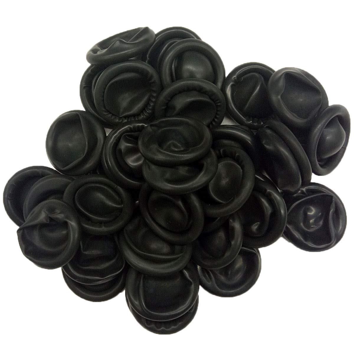 Aituo 500 Pcs industrial use latex finger cots to prevent static industrial safety finger cots (Black)