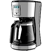 BLACK + DECKER 12 Cup Programmable Coffee Maker in Stainless Steel, CM1231SC