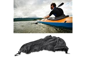 Kayak Sprayskirt Cover,Universal Nylon Marine Boat Canoe Kayak Splash Spray Skirt Deck Sprayskirt Waterproof Cover