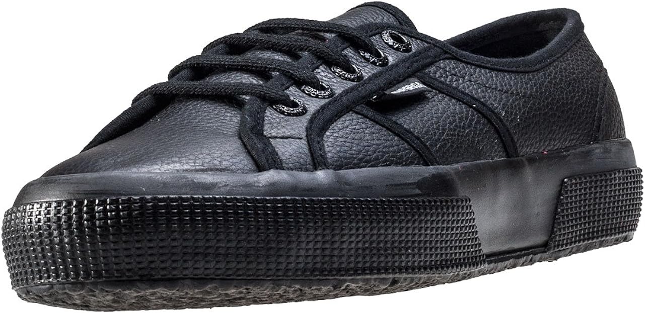 superga 2750 black leather