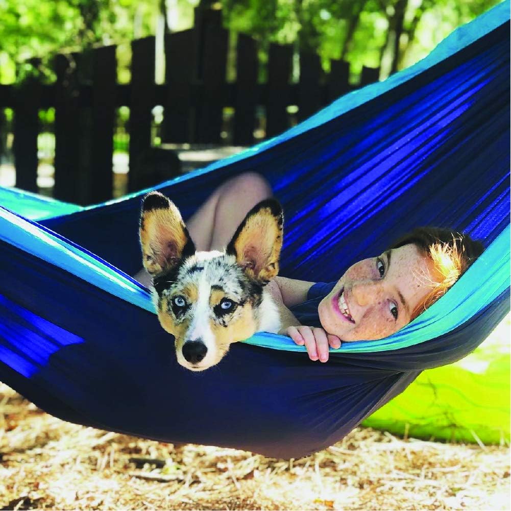 Wise Owl Outfitters Hammock Camping Double & Single with Tree Straps - USA Based Hammocks Brand Gear, Indoor Outdoor Backpacking Survival & Travel, Portable: Sports & Outdoors