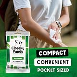 The Cheeky Panda Bamboo Travel Wipes 12 Pack Plastic Free Biodegradable Wet view 2