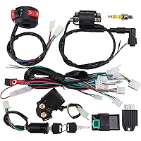 GOOFIT Ignition Rebuild Kit Wiring Harness for 50cc 90cc 110cc 125cc Chinese ATV Quad Bike Go Kart Buggy