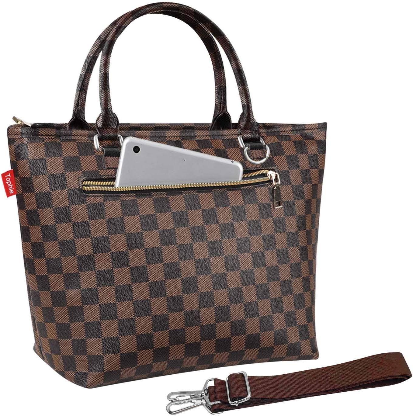 Lunch Bag Tote Bag Lunch Bag for Women Insulated Lunch Box with Removable Shoulder Strap Waterproof Cooler Thermal Leak Proof Liner Reusable Lunch Bag for College Hiking Picnic Boating Beach Work