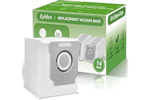 EYFASN 14 Pack i3 Vacuum Bags Compatible with iRobot Roomba i7+, i1+, i2+, i3+, i4+, i5+, i6+, i8+, j6+, j7+, j8+, j9+, s9+, Combo i5+, j5+, j7+, j9+ Bags Replacement Automatic Dirt Disposal Bags