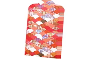 10PCs Chinese Red Envelopes Lai See Hong Bao Money Pouches Packets with Japanese-Style Chic Patterns for New Year Spring Fest