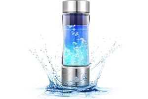 Hydrogen Water Bottle, Portable Hydrogen Water Ionizer Machine, Hydrogen Water Generator, Rechargeable Hydrogen Rich Water Gl