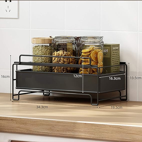 Nileco Ziehen-aus Gleitende Gewürzregal,Küche Arbeitsplatte