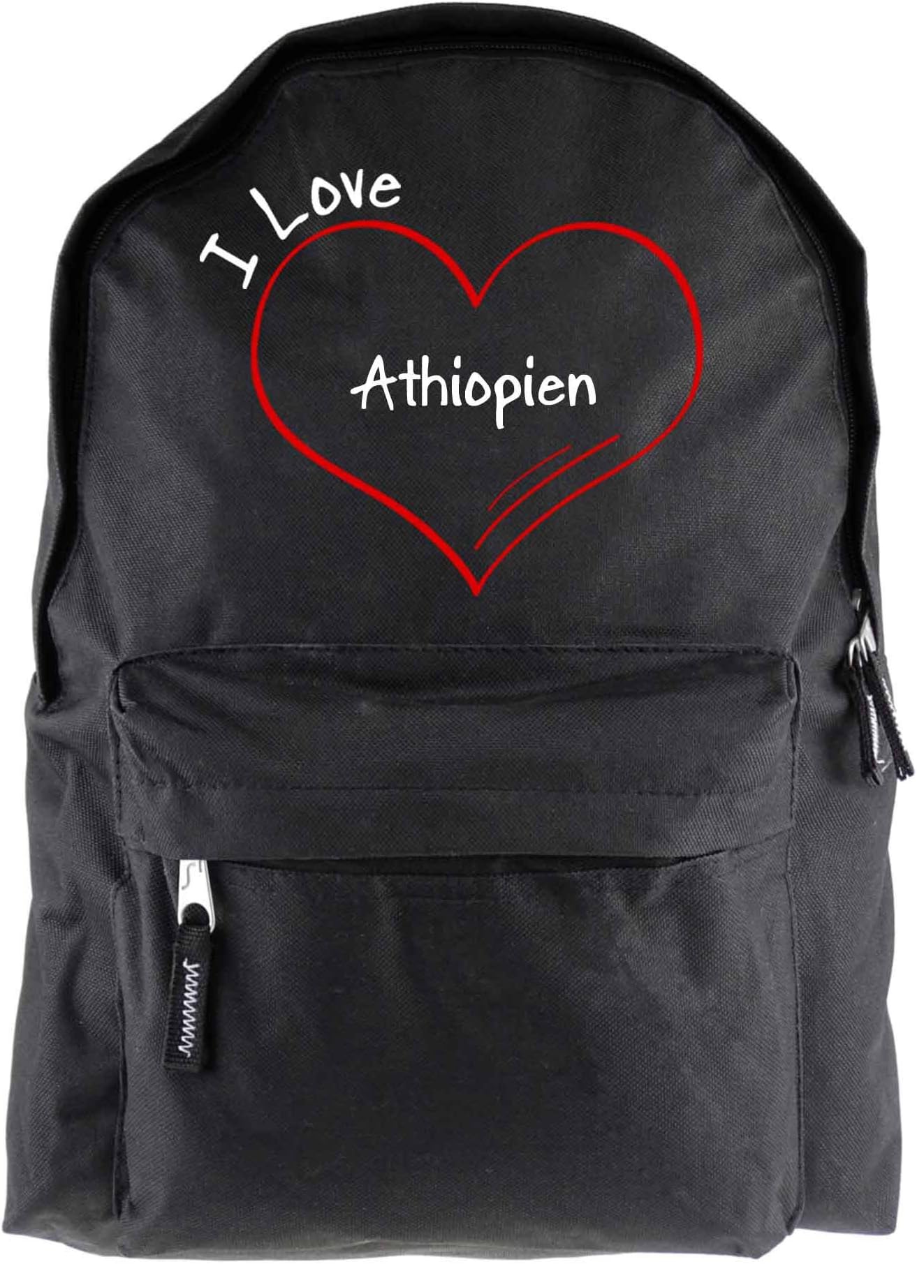 Rucksack Modern I Love Ethiopia Black