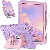 Fintie Kids Friendly Case for iPad (A16) 11th Generation 11 Inch (2025), iPad 10th Generation 10.9 Inch (2022), Fully-Body Rugged Heavy Duty Shockproof Protective Case with Kickstand, Purple
