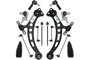 Frenzybro 14Pcs Control Arm Suspension Kit Replacement For 1997-2001 Toyota Camry Avalon And Lexus ES300 W/Ball Joint Sway Bar Links Tie Rod Boot Set