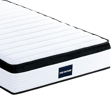Amazon Iyee Nature マットレス ポケットコイル 高反発 マットレス セミダブルベットマットレス極厚22cm コイル数592個 高密度 底付き感無し 体圧分散 通気性抜群 防臭防ダニ 快適睡眠 圧縮梱包 1 195 22cm 折りたたみマットレス オンライン通販