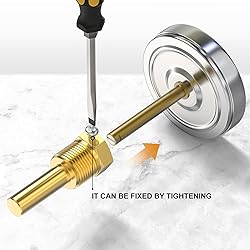 MEANLIN MEASURE 1/2" NPT Bimetal Thermometer for