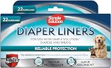 Simple Solution Disposable Dog Diaper Liners Ultra Absorbency 22 Pack view 1