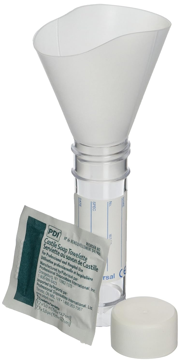 Universal UN257 Midstrea m Urine Collection Kit With Funnel And