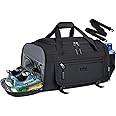 IGOLUMON Gym Bag for Men 40L Sports Duffel Bags Gym Duffle Bag Women with Shoe Compartment & Wet Pocket Water Resistant Travel Duffel Bag Lightweight Weekender Overnight Bag Black