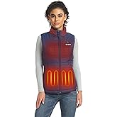 ORORO Women's Lightweight Heated Vest with USB-C Rechargeable Battery, Puffer Classic Heating Vest