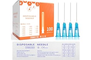 BEICOK 23 Gauge 1.5 Inch Needle Luer Lock Dispensing Accessories, Individually Packaged