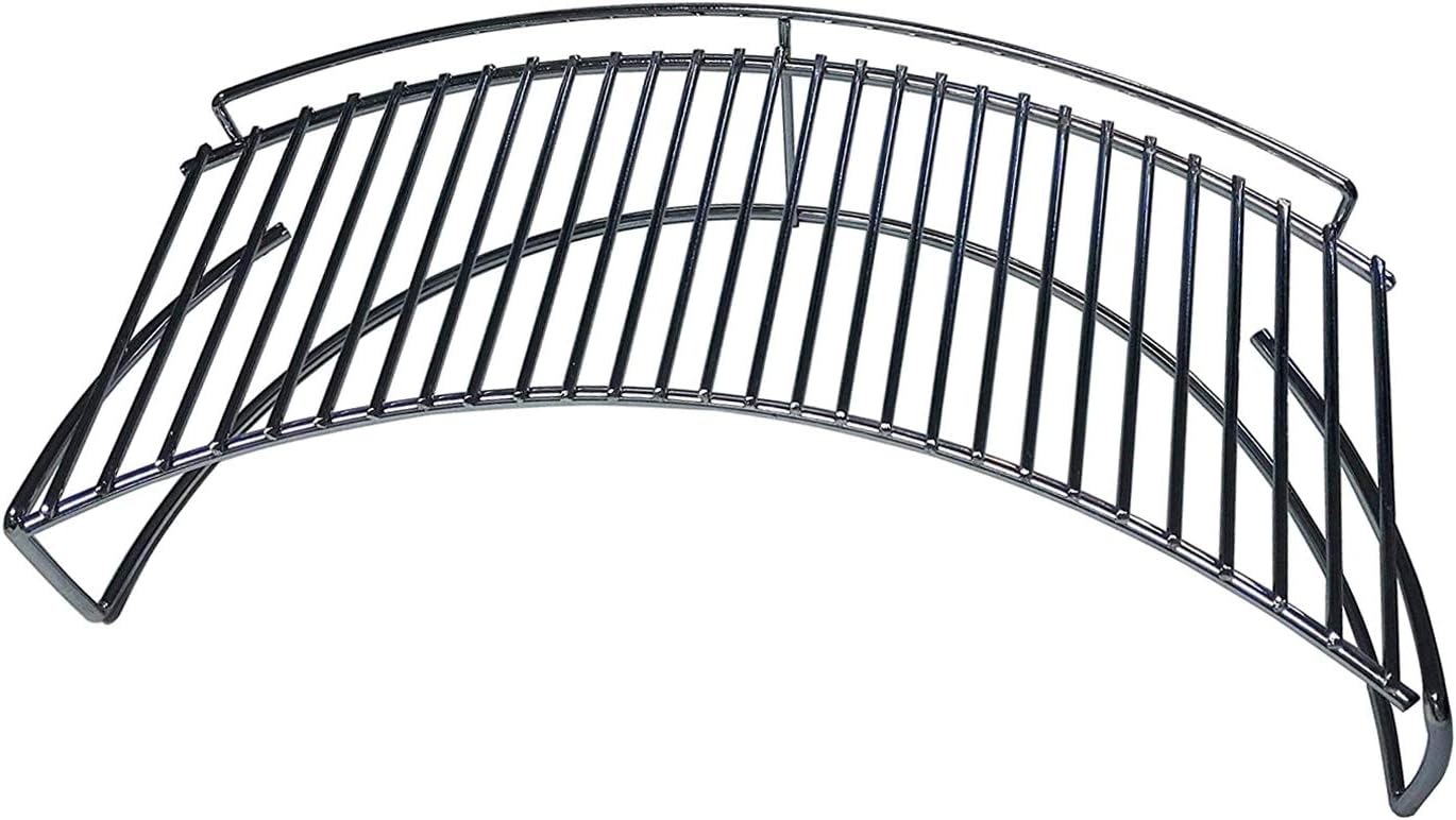 AJinTeby Heavy Duty Stainless Steel Warming Grill Rack Compatible with 22" Kettle Grills -Charcoal, Weber, Char-Broil, Also Fit Kamado Joe, Louisiana, Pit Boss Grills