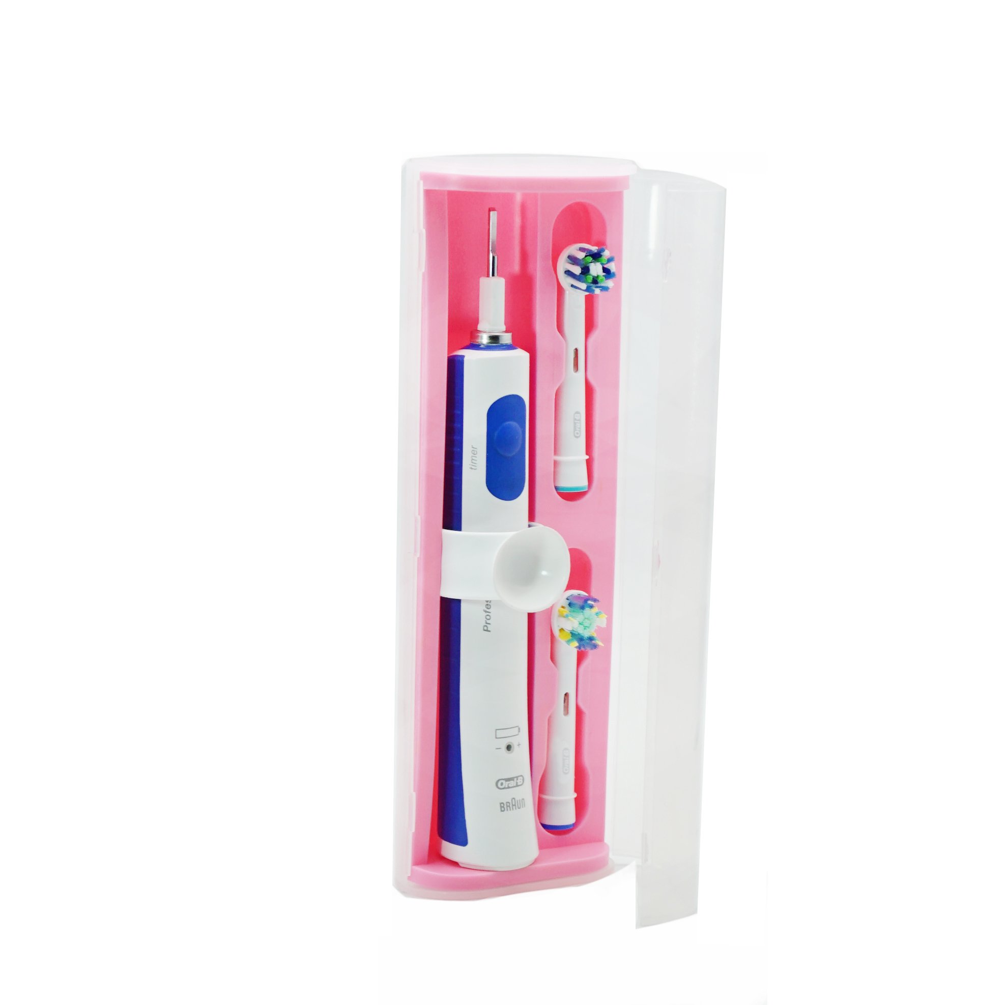 Poketech Electric Toothbrush Plastic Travel Case for Braun OralB