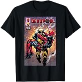 Marvel Deadpool &amp; Wolverine Logan Carrying Wade Comic Cover T-Shirt