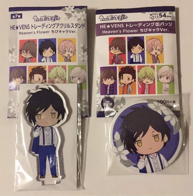 Amazon うたの プリンスさまっ うたプリ He Vens 缶バッジ アクリルスタンド Heaven S Flower ちびキャラ Ver 皇綺羅 アニメ 萌えグッズ 通販