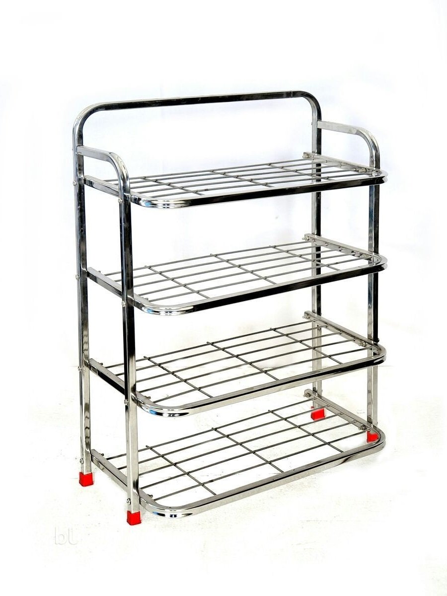 stainless steel shoe racks on Buy Corporate Overseas Steel Shoe Rack Multipurpose Heavy Metal Designer Show Stand Wardrobe Storage Racks Online At Low Prices In India Amazon In