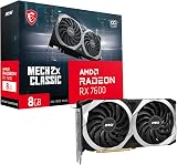 MSI Radeon RX 7600 MECH 2X 8GB GDDR6 OC Gaming Graphics Card view 1
