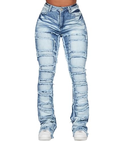 Amazon.com: ROCKSTAR ORIGINAL Women's Zariyah Black Stacked Flare