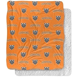 Mercer University Blanket, 50"x60" Logo Pattern