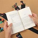 Yafe 36 Pcs Scratch Art Party Bags Fillers Rainbow Bookmarks with 36 Ropes view 6