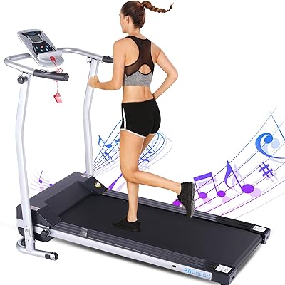 ANCHEER Folding Treadmill with LCD Monitor, Nigeria Ubuy