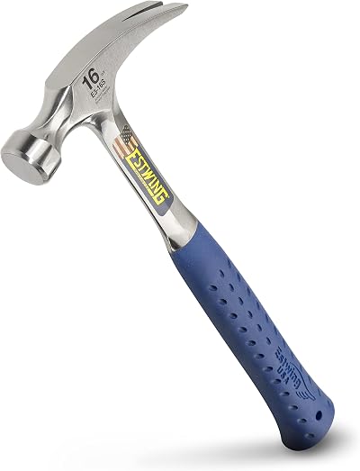 Estwing 16 oz Flooring & Tiling Hammer ESE316S Vinyl Grip Straight Claw