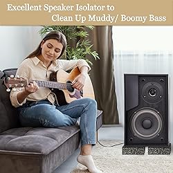 BXI Subwoofer Isolation Pad - 2 Pcs 6 X 6 X 2