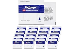 MEIHUIJI 20 Pcs Adhesion Promoter, Double Tape Primer Increase High Performance Adhesion Promoter for Automotive, Home Furnishings, Toys, Electronic Products, DIY, Etc