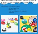 Hisredsun 21 Pcs 3-4 inch Painting Rocks Smooth Large Pebbles for Craft view 6