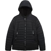 London Fog Boys' Reversible Puffer-to-sherpa Fleece Heavyweight Jacket
