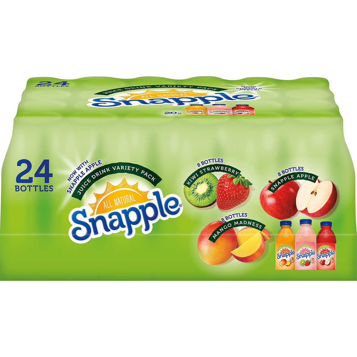 Snapple Juice Drink Variety Pack, 24 pk./20 fl. oz.