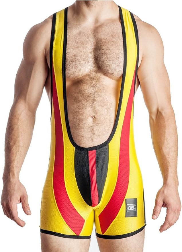 Herren Durchsichtiger Mesh Glänzender Jumpsuit Unt Produktbild-Vorschau 10