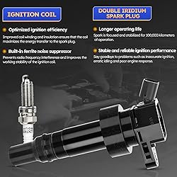 UF652 Ignition Coil &93815 Double Iridium Spark